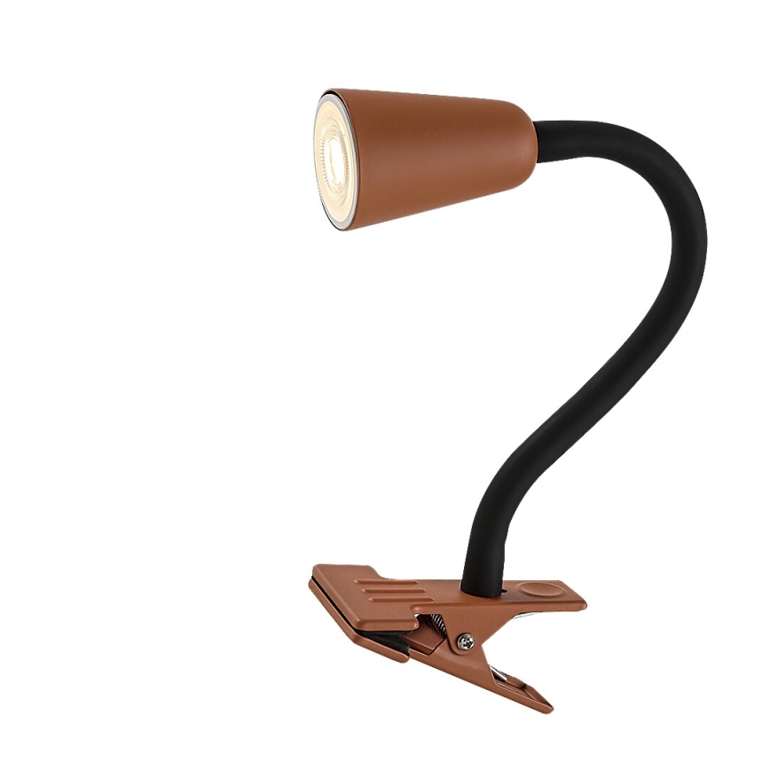 Rabalux - Galda lampa ar skavu 1xGU10/7W/230V oranžā