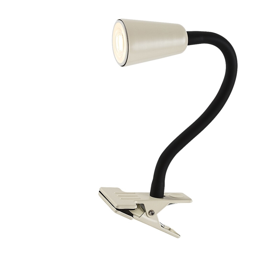 Rabalux - Galda lampa ar skavu 1xGU10/7W/230V krēmkrāsaina