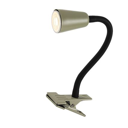 Rabalux - Galda lampa ar skavu 1xGU10/7W/230V khaki