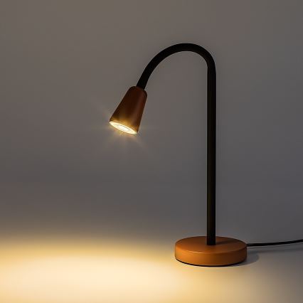 Rabalux - Galda lampa 1xGU10/7W/230V oranža
