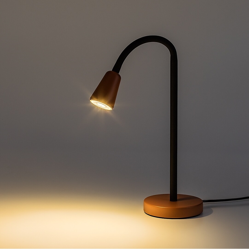 Rabalux - Galda lampa 1xGU10/7W/230V oranža