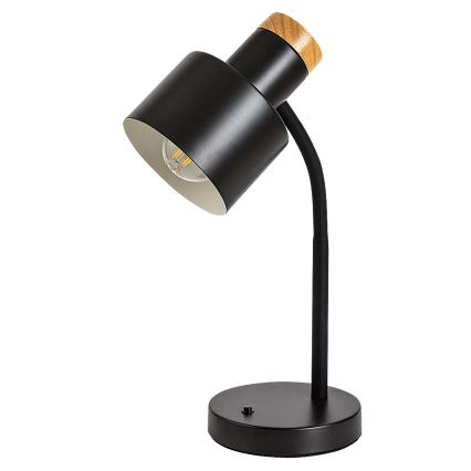 Rabalux - Galda lampa 1xE27/20W/230V melna