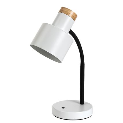 Rabalux - Galda lampa 1xE27/20W/230V balta