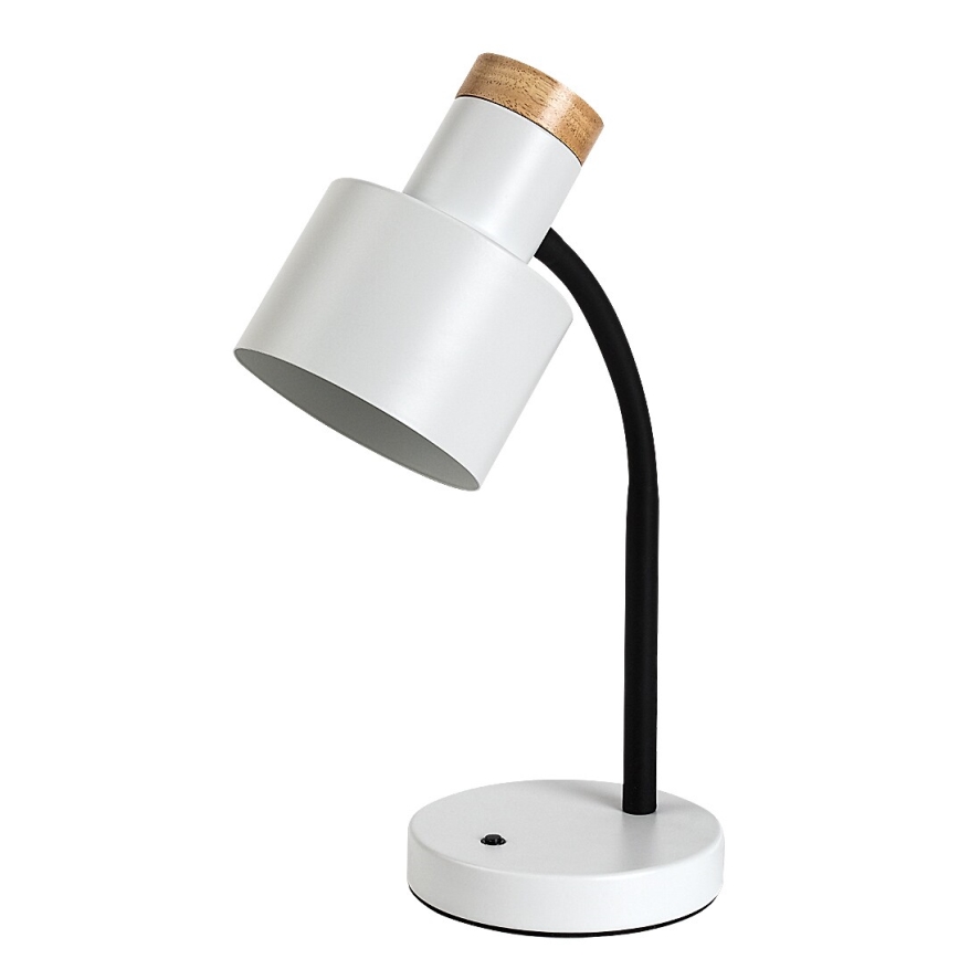 Rabalux - Galda lampa 1xE27/20W/230V balta