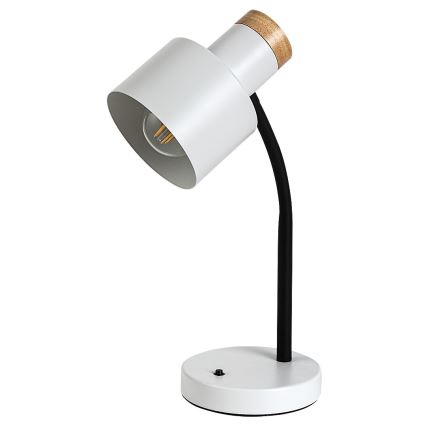 Rabalux - Galda lampa 1xE27/20W/230V balta