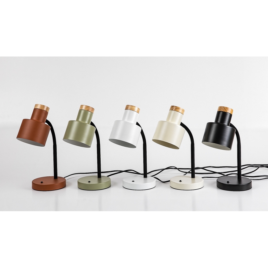 Rabalux - Galda lampa 1xE27/20W/230V balta