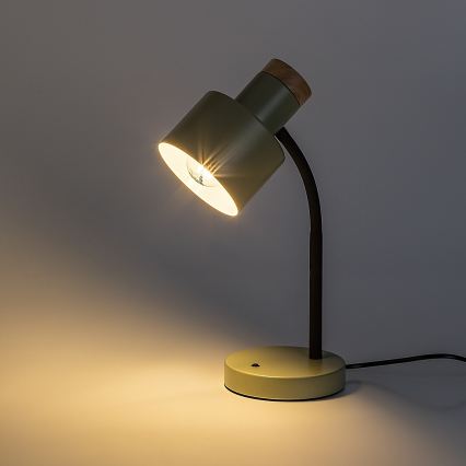Rabalux - Galda lampa 1xE27/20W/230V khaki