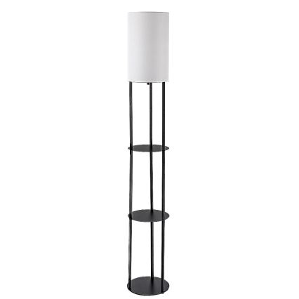 Rabalux - Grīdas lampa ar plauktiem 1xE27/40W/230V melna
