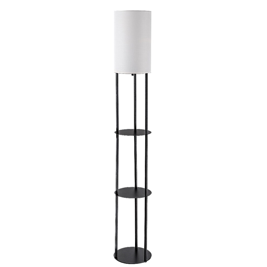 Rabalux - Grīdas lampa ar plauktiem 1xE27/40W/230V melna