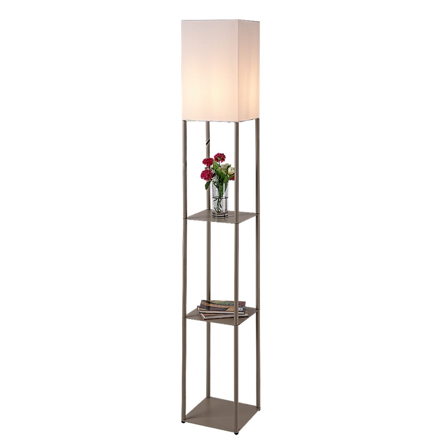 Rabalux - Stāvlampa ar plauktiem 1xE27/40W/230V bēša