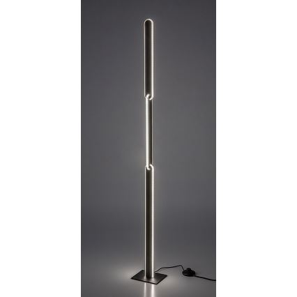 Rabalux - LED Aptumšojama grīdas stāvlampa LED/33W/230V 3000/4000K melna