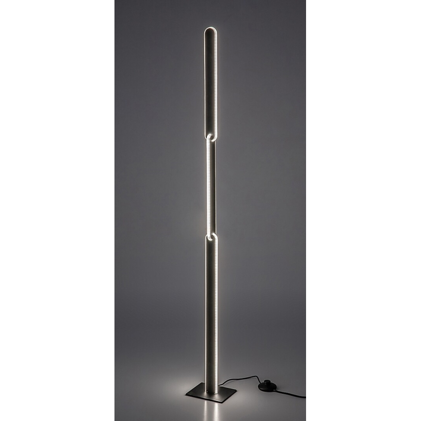 Rabalux - LED Aptumšojama grīdas stāvlampa LED/33W/230V 3000/4000K melna
