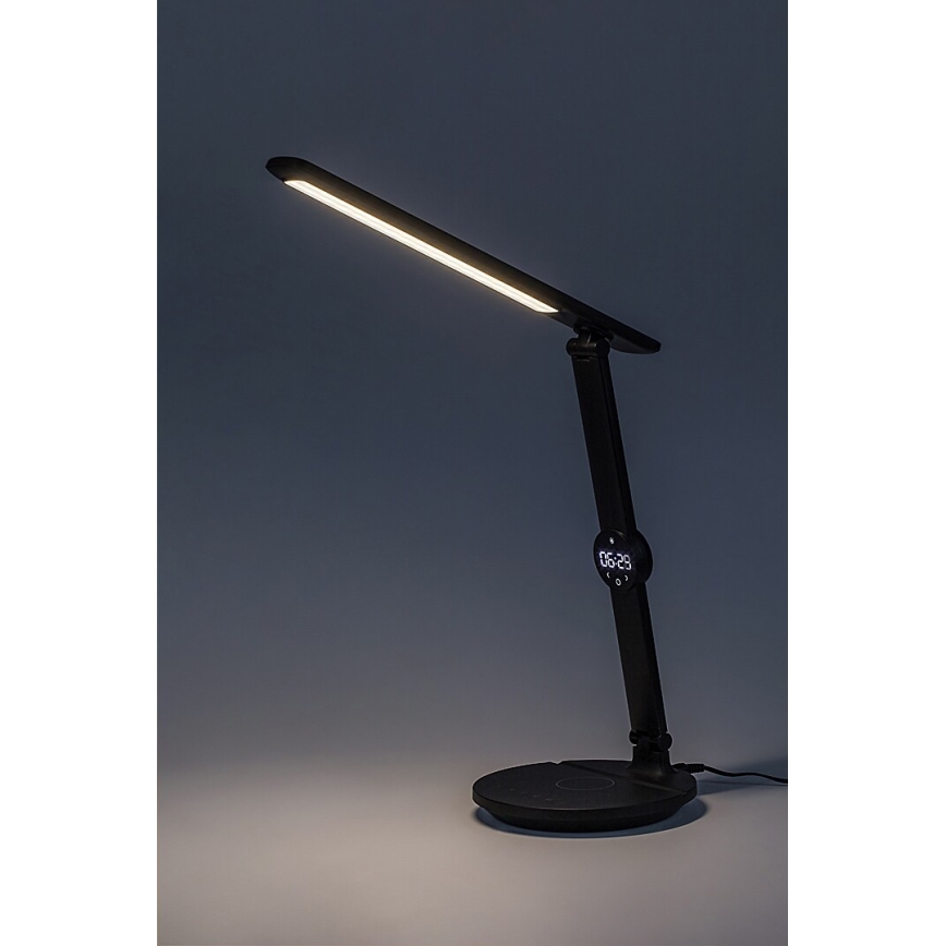 Rabalux - LED Aptumšojama skārienvadāma galda lampa ar ekrāns LED/9W/230V 3000/4000/6500K