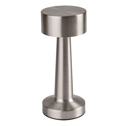 Rabalux - LED Uzlādējama skārienjutīga galda lampa LED/2,7W/5V 1200mAh 3000/4000/6000K matēts hroms