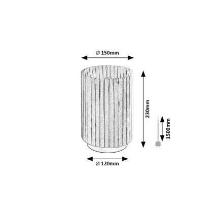 Rabalux - Galda lampa 1xE27/6W/230V