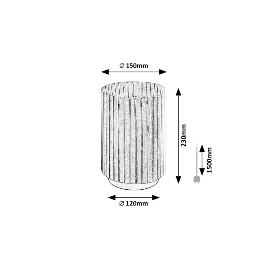 Rabalux - Galda lampa 1xE27/6W/230V