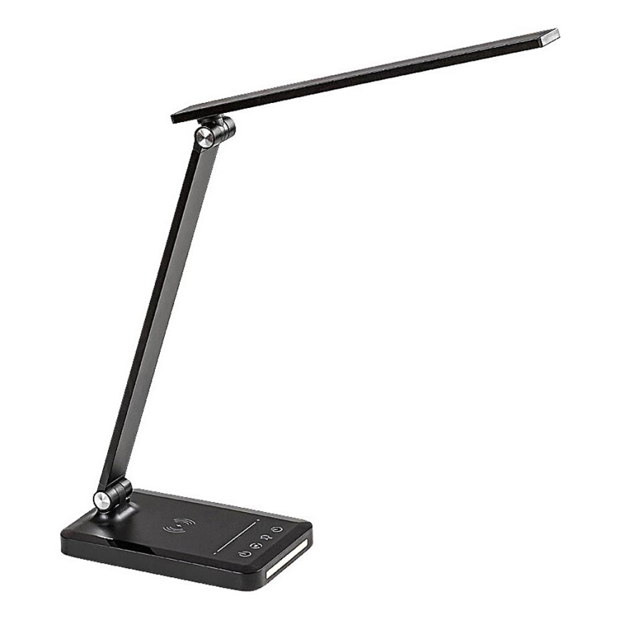 Rabalux 74213 - LED Aptumšojama flexible galda lampa ar bezvadu lādētāju QI un USB LED/5W/5V 3000-6500K