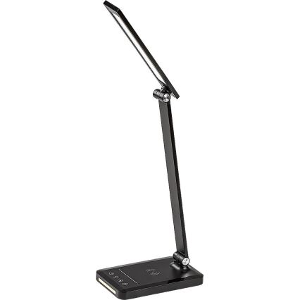 Rabalux 74213 - LED Aptumšojama flexible galda lampa ar bezvadu lādētāju QI un USB LED/5W/5V 3000-6500K
