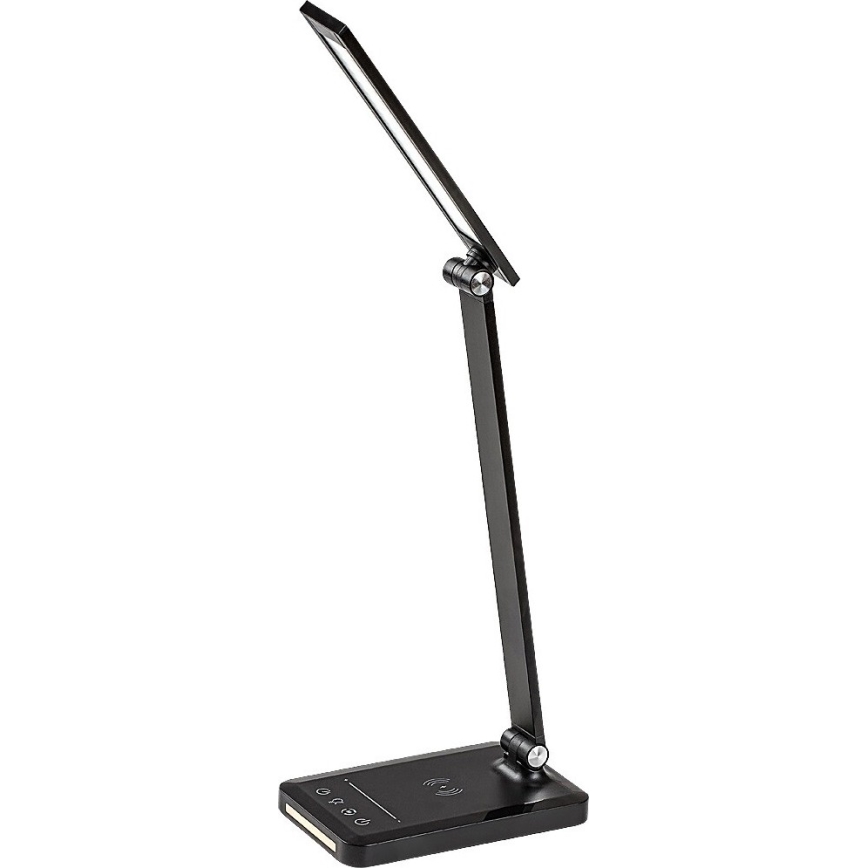 Rabalux 74213 - LED Aptumšojama flexible galda lampa ar bezvadu lādētāju QI un USB LED/5W/5V 3000-6500K