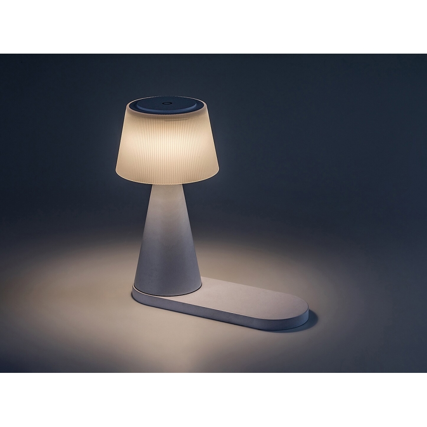 Rabalux - LED Aptumšojama, lādējama galda lampa ar bezvadu lādētāju LED/5W/5V 3000/4000/5000K