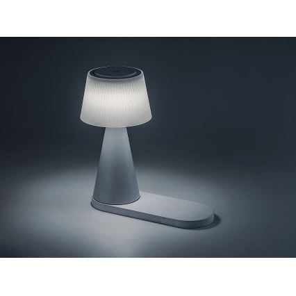 Rabalux - LED Aptumšojama, lādējama galda lampa ar bezvadu lādētāju LED/5W/5V 3000/4000/5000K