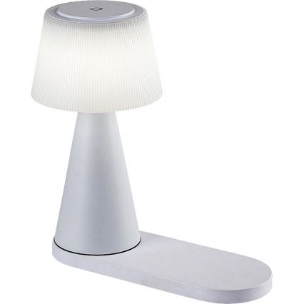 Rabalux - LED Aptumšojama, lādējama galda lampa ar bezvadu lādētāju LED/5W/5V 3000/4000/5000K