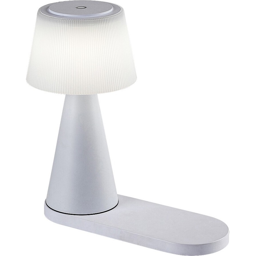 Rabalux - LED Aptumšojama, lādējama galda lampa ar bezvadu lādētāju LED/5W/5V 3000/4000/5000K