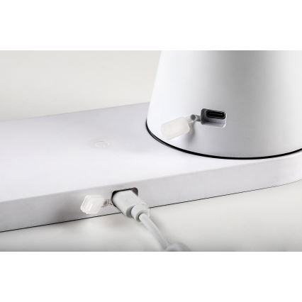 Rabalux - LED Aptumšojama, lādējama galda lampa ar bezvadu lādētāju LED/5W/5V 3000/4000/5000K