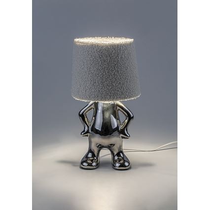 Rabalux - Galda lampa 1xE14/40W/230V spīdīgi hromēts
