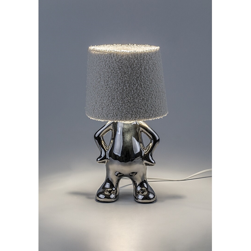 Rabalux - Galda lampa 1xE14/40W/230V spīdīgi hromēts