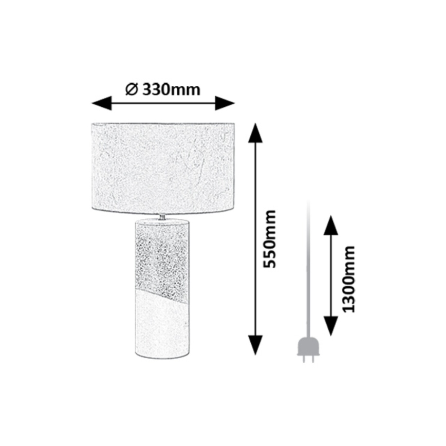 Rabalux - Galda lampa 1xE27/40W/230V