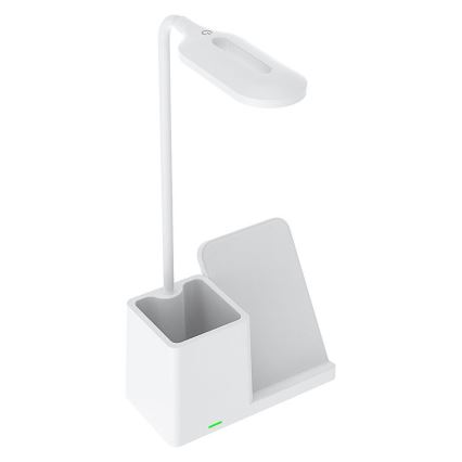 Rabalux - LED Aptumšojama galda lampa ar bezvadu uzlādi QI LED/4W/5V 3000/4000/6500K balta