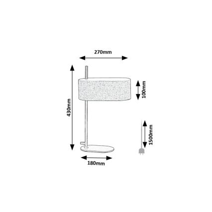 Rabalux - Galda lampa 1xE14/40W/230V