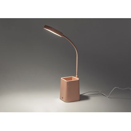 Rabalux - LED Aptumšojama galda lampa LED/6W/230V 5000K rozā