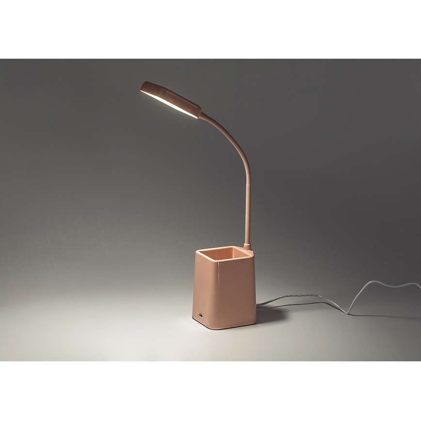 Rabalux - LED Aptumšojama galda lampa LED/6W/230V 5000K rozā