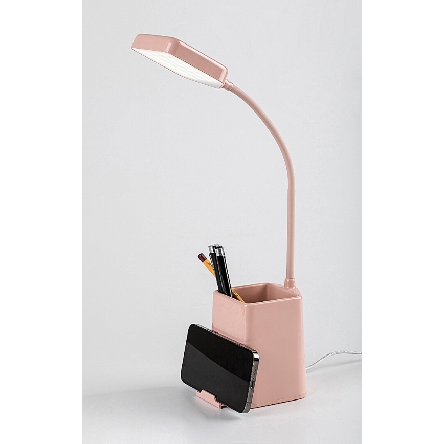 Rabalux - LED Aptumšojama galda lampa LED/6W/230V 5000K rozā