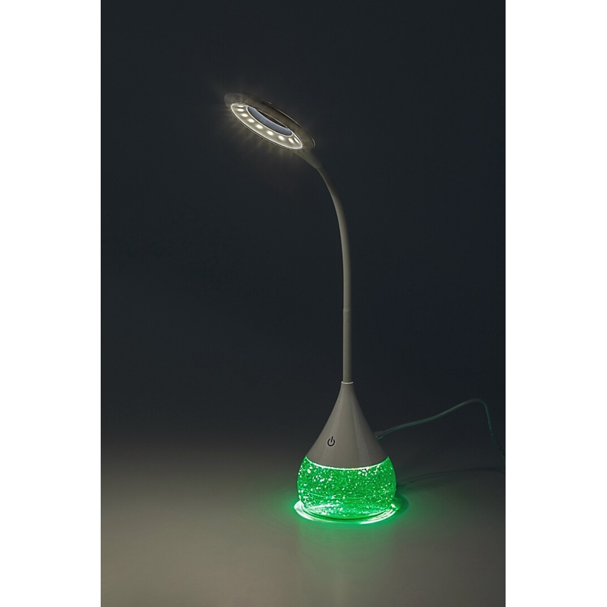 Rabalux - LED RGB Aptumšojama galda lampa LED/4W/230V balta