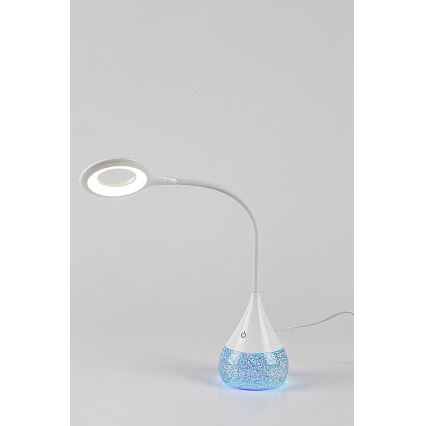 Rabalux - LED RGB Aptumšojama galda lampa LED/4W/230V balta