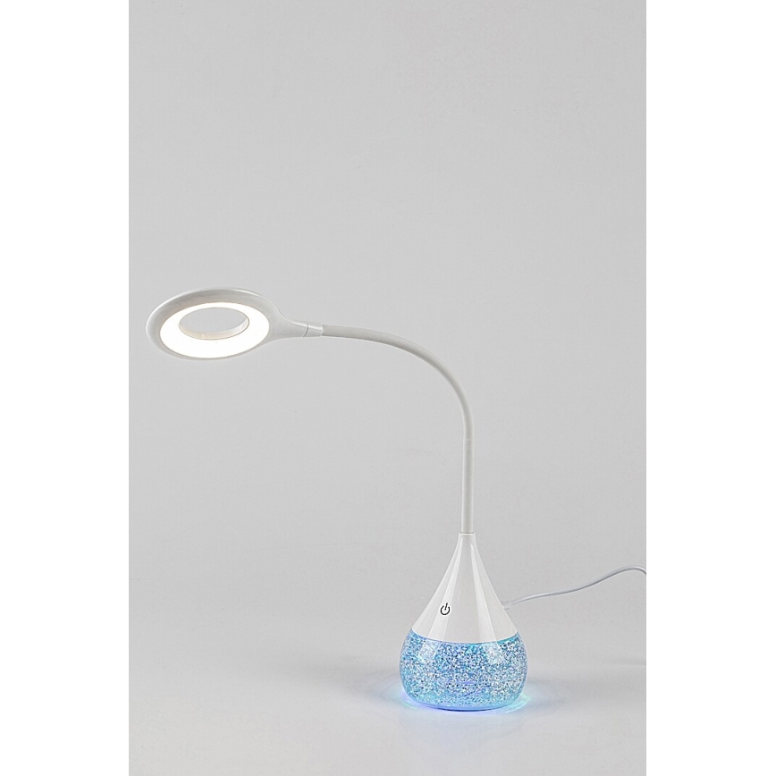Rabalux - LED RGB Aptumšojama galda lampa LED/4W/230V balta