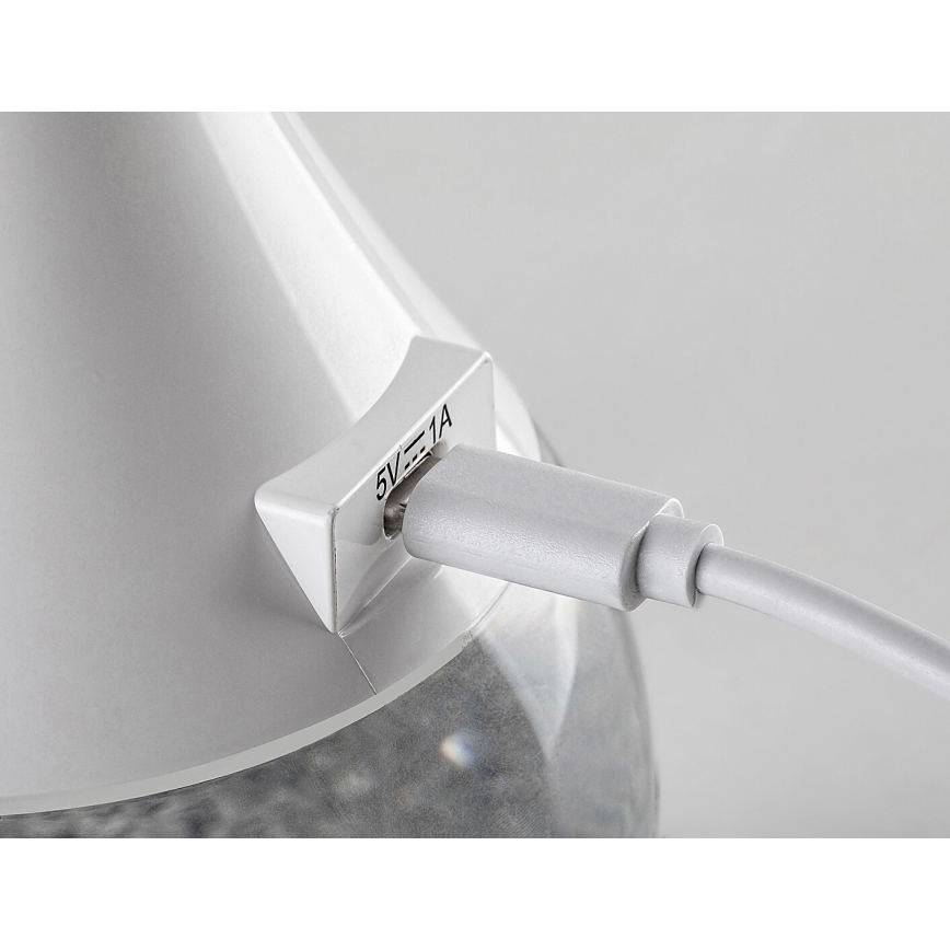 Rabalux - LED RGB Aptumšojama galda lampa LED/4W/230V balta