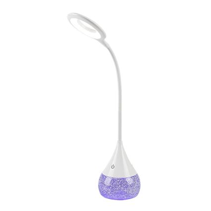 Rabalux - LED RGB Aptumšojama galda lampa LED/4W/230V balta
