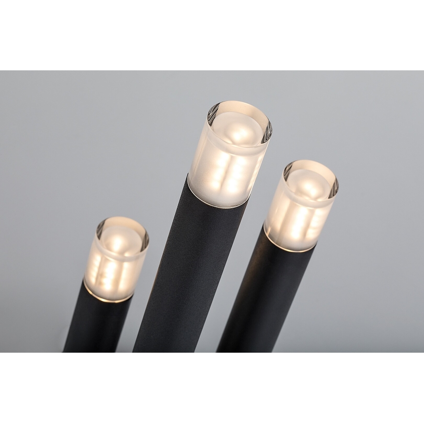 Rabalux - Galda lampa 3xG9/5W/230V melna