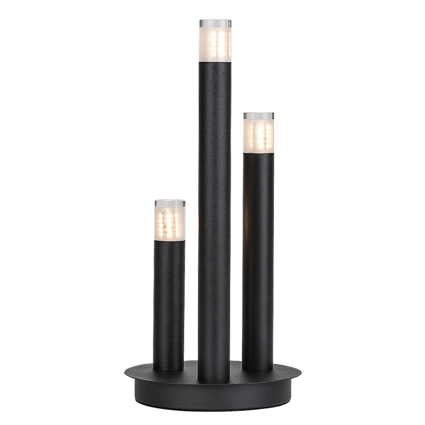 Rabalux - Galda lampa 3xG9/5W/230V melna