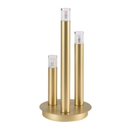 Rabalux - Galda lampa 3xG9/5W/230V zelta