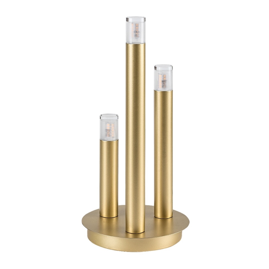 Rabalux - Galda lampa 3xG9/5W/230V zelta