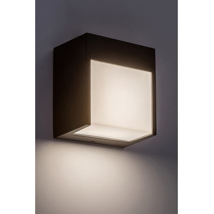 Rabalux - LED Āra sienas gaismeklis LED/12W/230V melns IP54