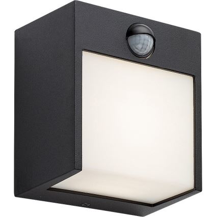 Rabalux - LED Āra sienas lampa ar sensoru LED/12W/230V black IP44