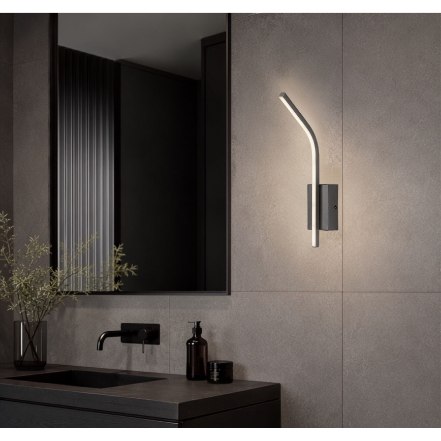 Rabalux - LED vannasistabas sienas gaismeklis LED/10W/230V 4000K IP44 antracīts