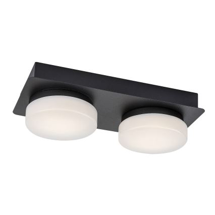 Rabalux - LED Vannas istabas griestu lampa 2xLED/5,5W/230V IP44, melna
