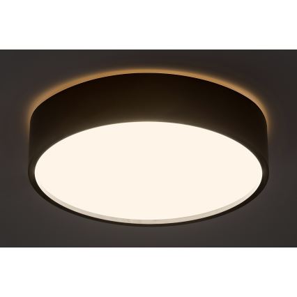 Rabalux - LED Griestu lampa LED/18W/230V IP44 4000K d. 28 cm, melna